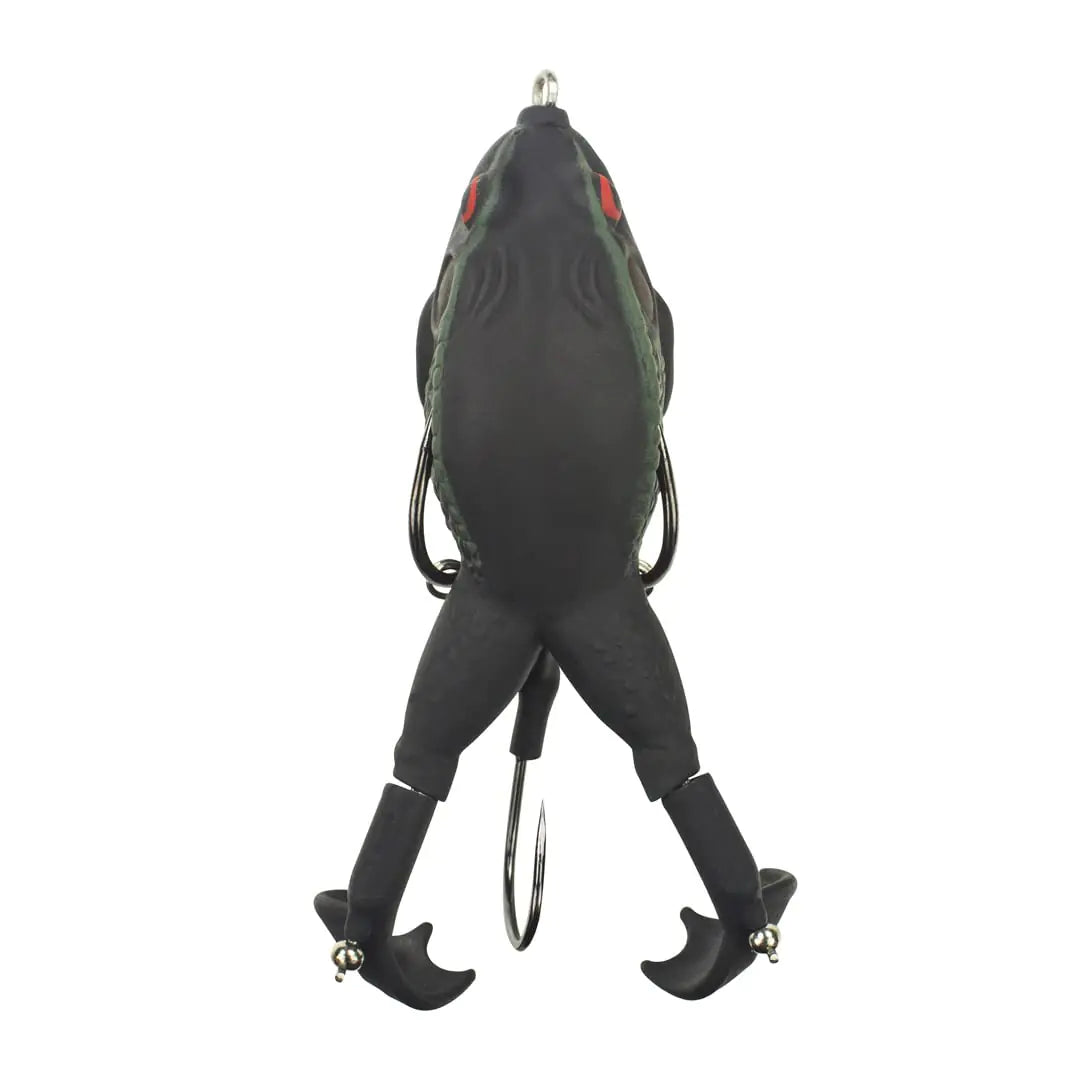 LUNKERHUNT Prop Frog Fishing Lure for Bass Fishing | Realistic Frog Lure with Prop Action (Texas Toad) | Trout and Pike Bait Freshwater Lure with Hollow Body Weedless Hooks