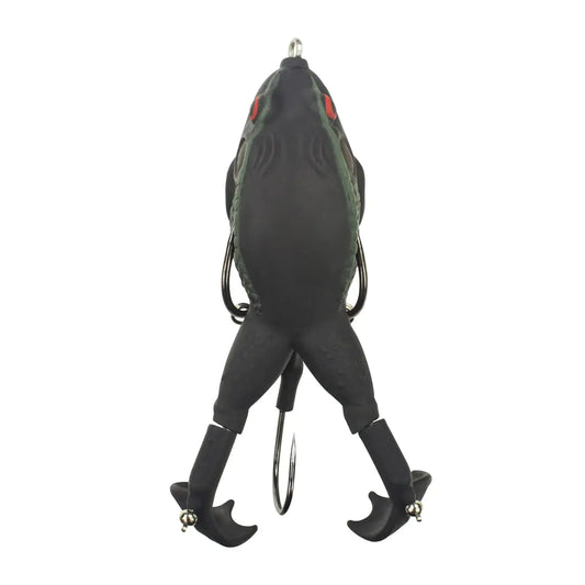 LUNKERHUNT Prop Frog Fishing Lure for Bass Fishing | Realistic Frog Lure with Prop Action (Texas Toad) | Trout and Pike Bait Freshwater Lure with Hollow Body Weedless Hooks